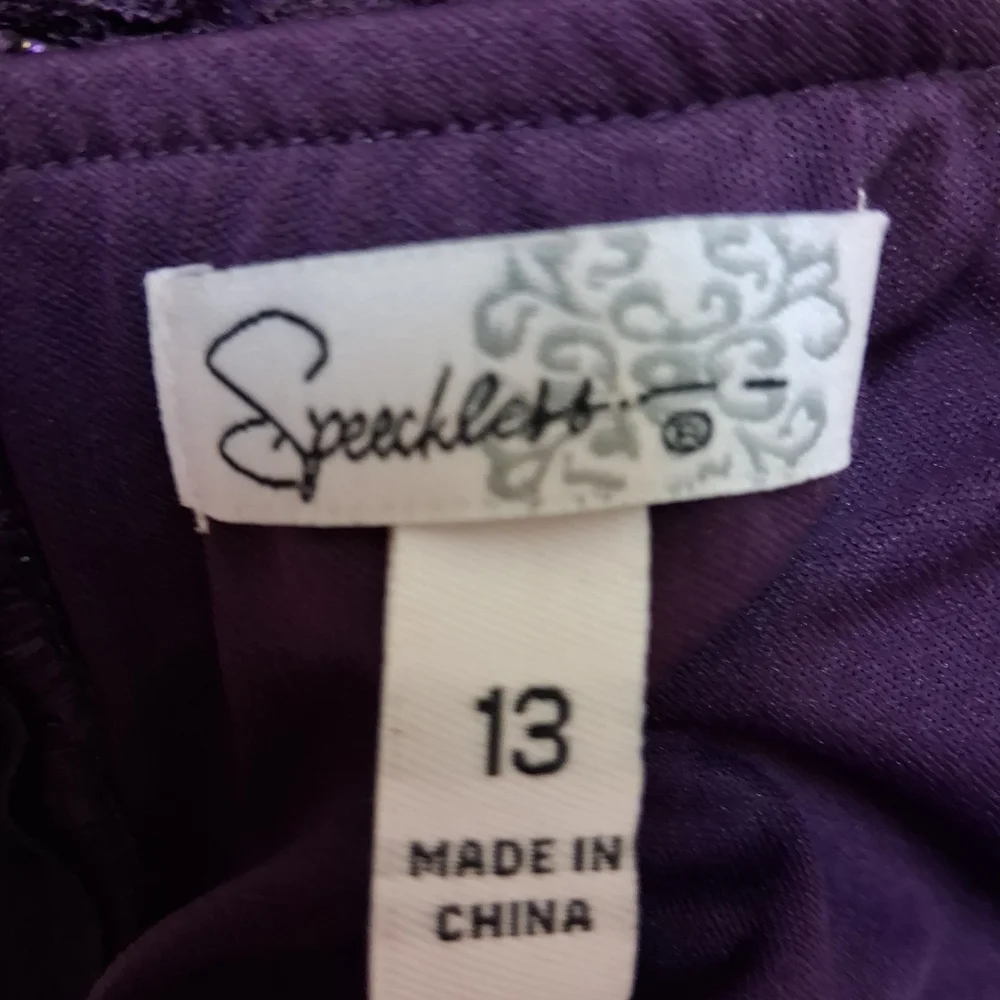 Speechless Dark Purple Strapless Dress Perfect for formal events. - Picture 4 of 17